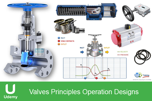 دانلود فیلم آموزشی Udemy – Valves Principles Operation Designs