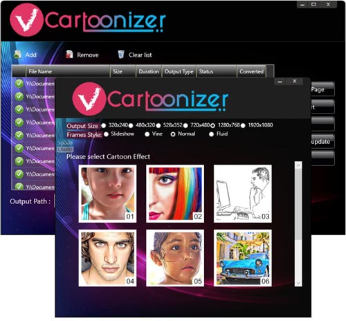 دانلود نرم افزار ساخت ویدیو های کارتونی VCartoonizer v1.4.7