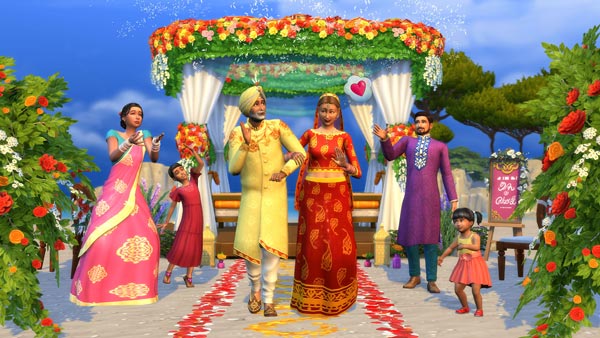 بازی The Sims 4 My Wedding Stories CODEX برای کامپیوتر