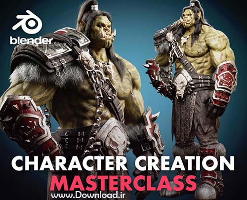 دوره آموزشی Character Creation in Blender Masterclass: Orc Creation
