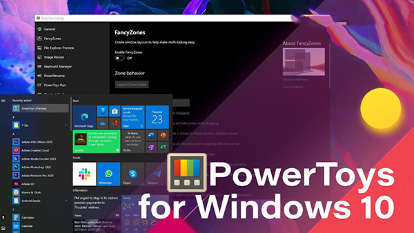 دانلود نرم افزار Microsoft PowerToys for Windows 10 v0.67.1 اضافه کردن ابزار کاربردی به ویندوز 10