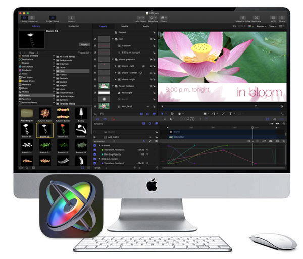 دانلود نرم افزار Apple Motion v5.8.0 ساخت جلوه های ویژه در مک