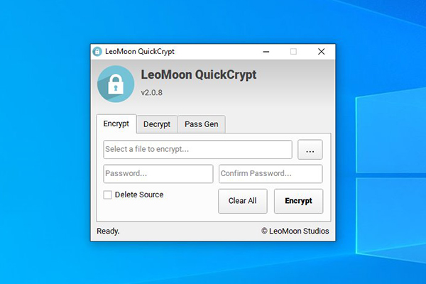 دانلود نرم افزار LeoMoon QuickCrypt رمزگذاری فایل