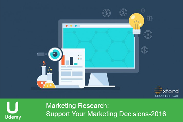 دانلود دوره آموزشی یودمی Marketing Research Support Your Marketing Decisions