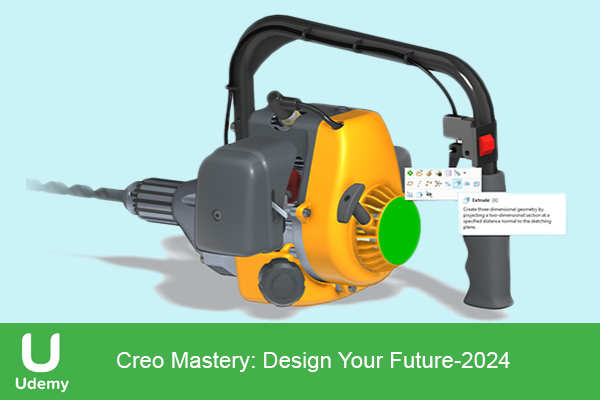 دانلود دوره آموزشی Creo Mastery: Design Your Future طراحی CAD