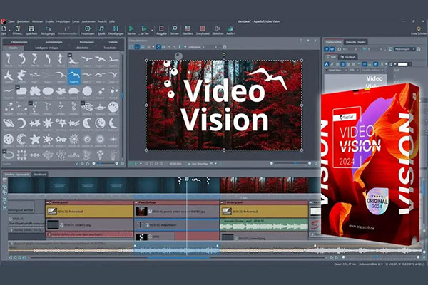 دانلود نرم افزار AquaSoft Video Vision 15.2.09 ویرایش و تولید ویدیوهای با کیفیت بالا