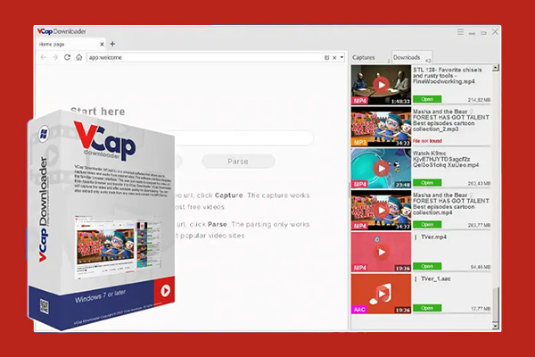 دانلود نرم افزار VCap Downloader Pro 0.1.23.6257 ضبط فیلم و صدا از سایت ها